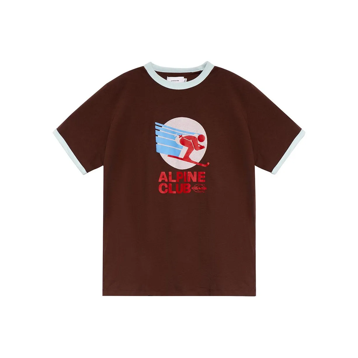 COACH Коричневый Мужской T-рубашки