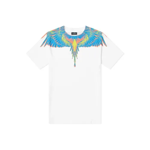marcelo burlon Белая Мужская Рубашка