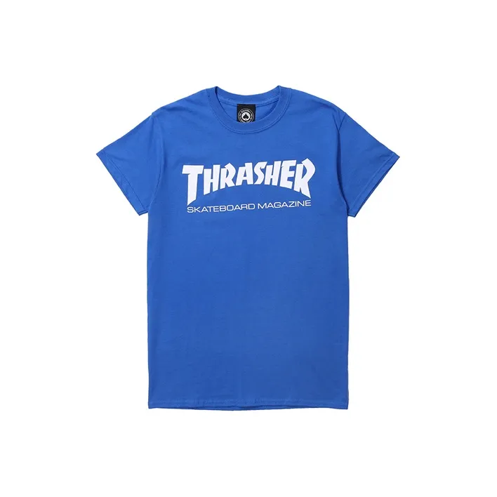 Thrasher T-Shirt US Version Unisex Blue Трашер Т-Ширт Американская Версия Унисекс Синий