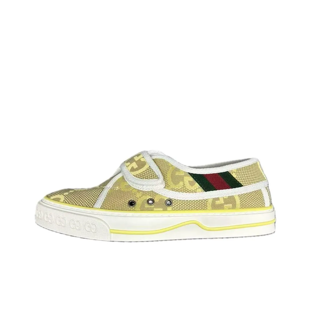 GUCCI Tennis 1977 Low Топ Скейтборд Кроссовки Женские Желтые