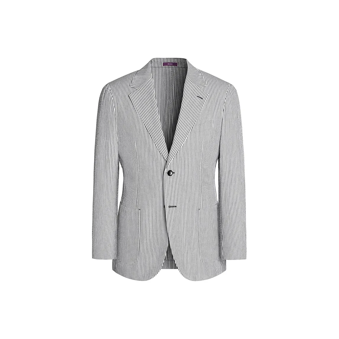 SKARO Бизнес-костюм мужской черный белый полосы модель SKV1211