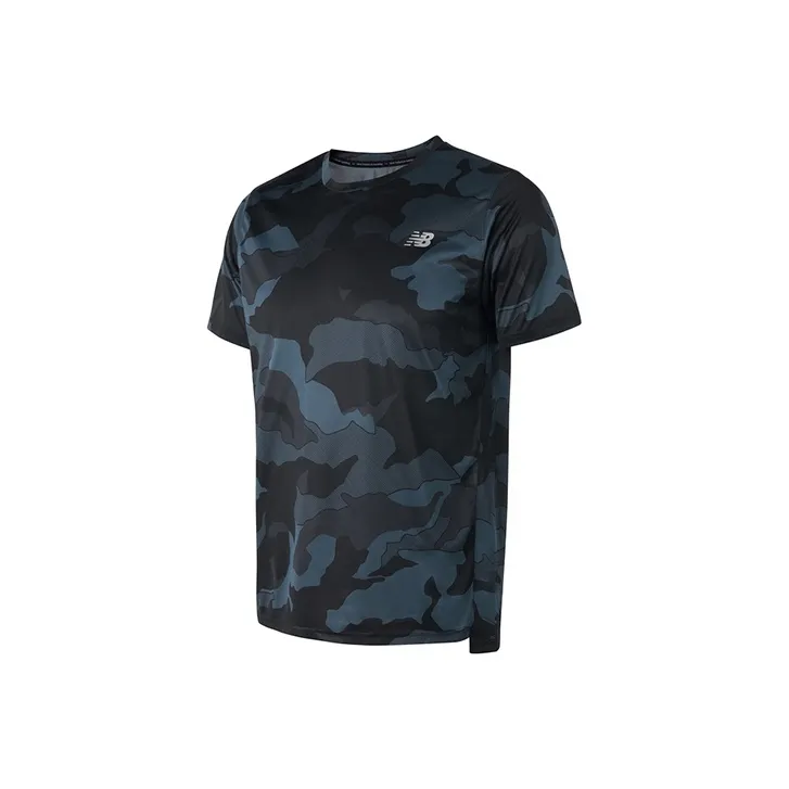 New Balance T-Shirt Мужской Черный