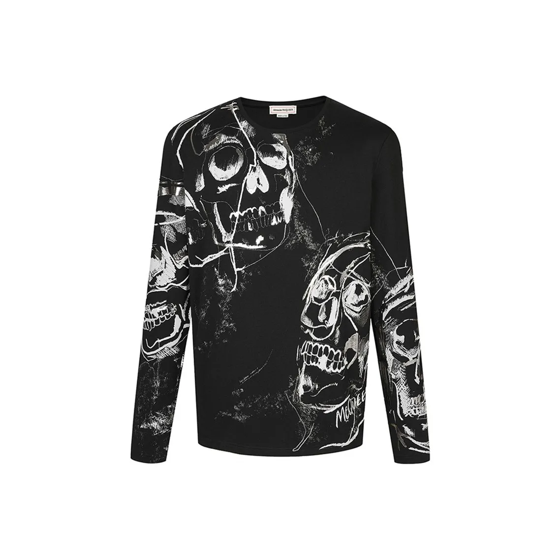 Alexander McQueen T Shirts Men's Black