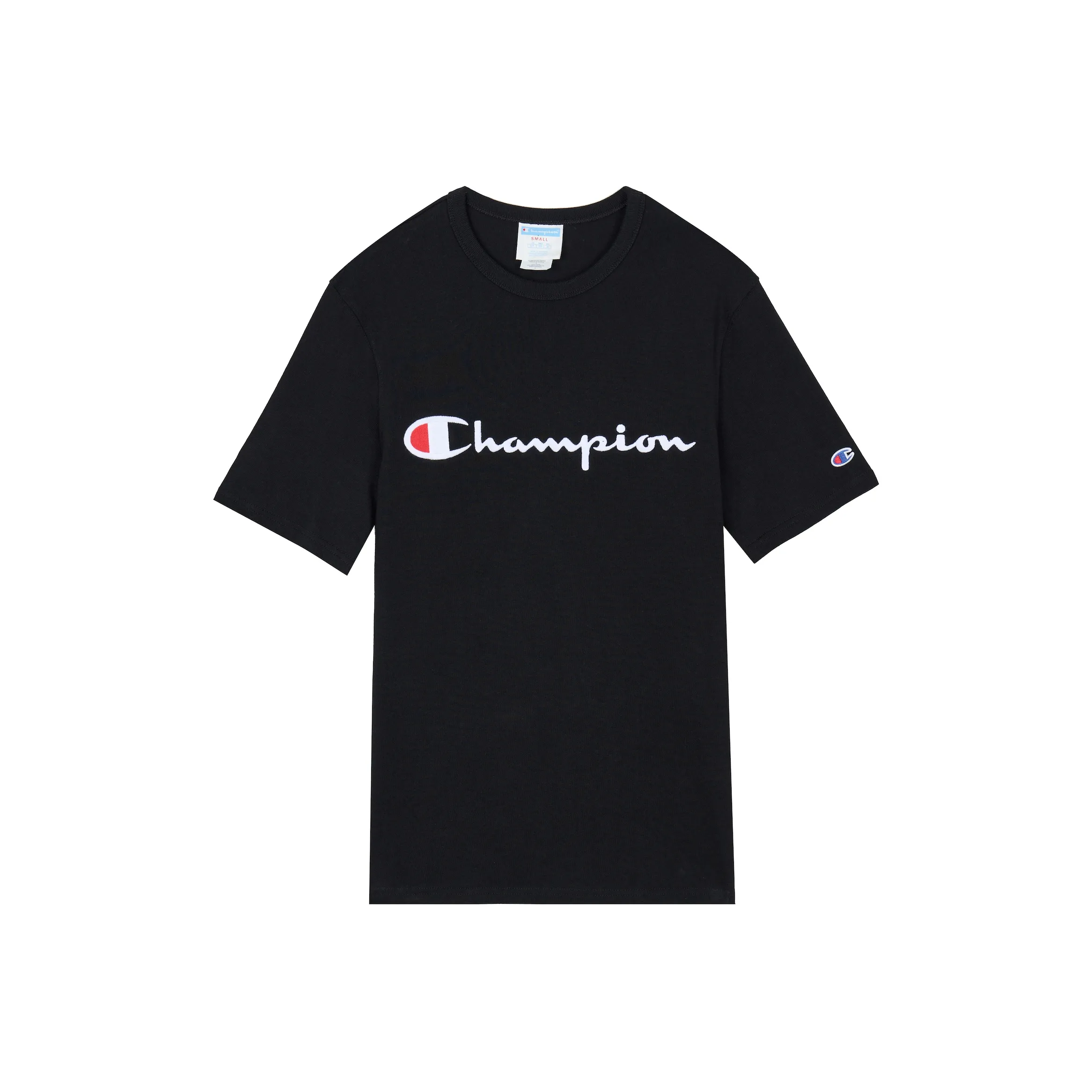 Champion T-Shirt US Version Unisex Black Чемпион T-Shirt США Унисекс Черный