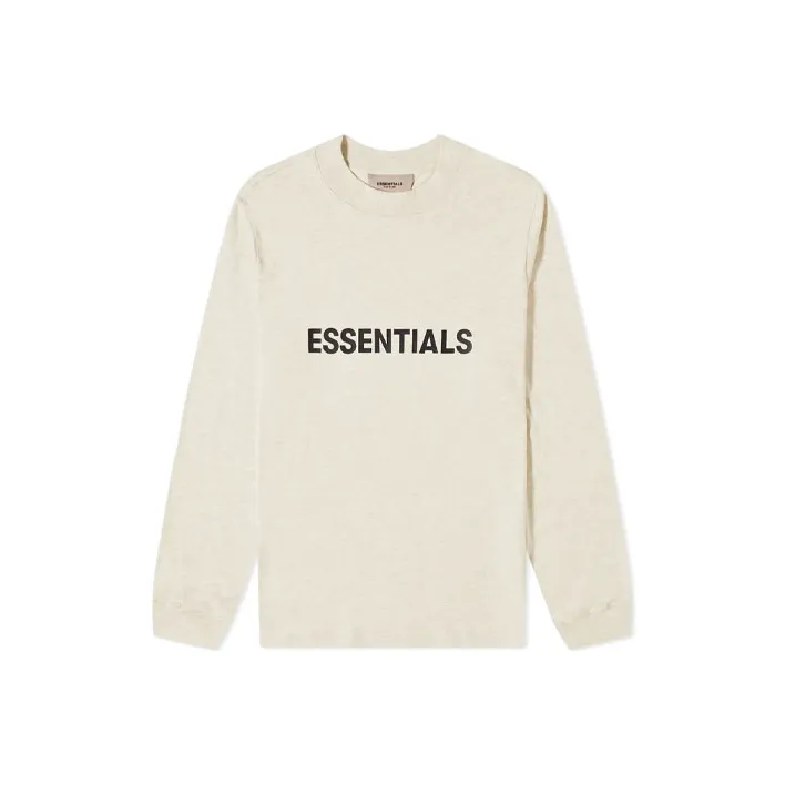 Fear Of God Essentials SS20 Кремовый Мужской T-Рубашки