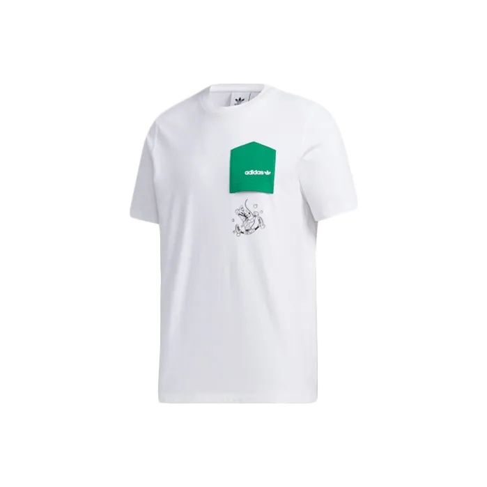 Adidas x Disney Co Брендированная Рубашка Мужская Белая