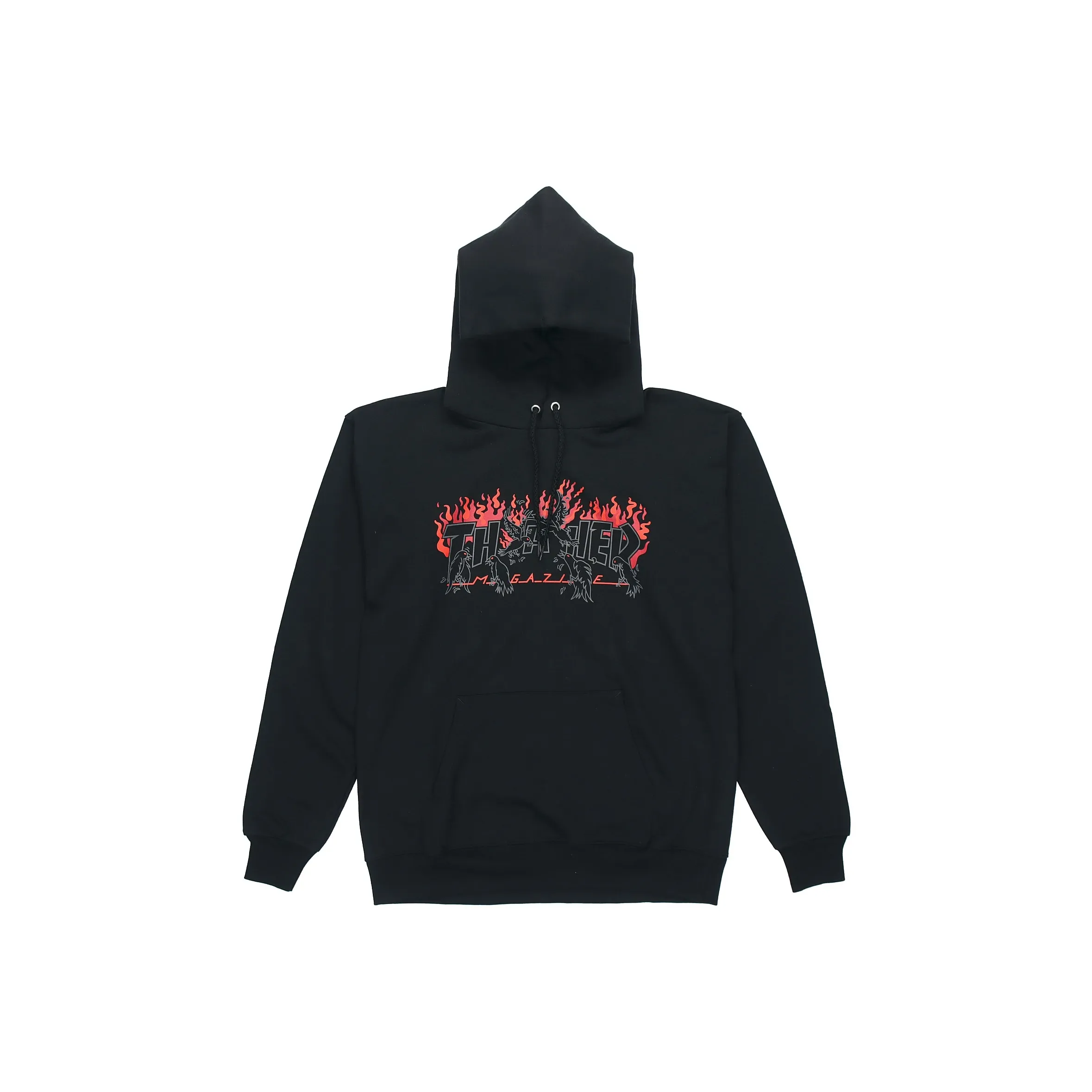 Thrasher Черный Унисекс Свитшоты