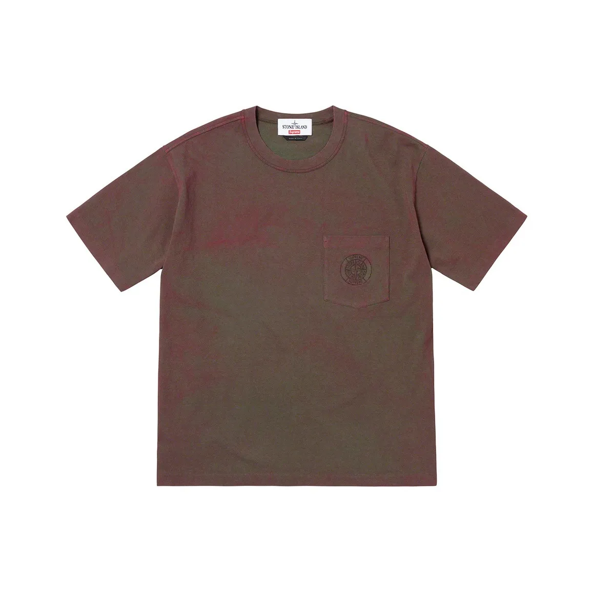 Supreme X Stone Island Pocket T Shirt