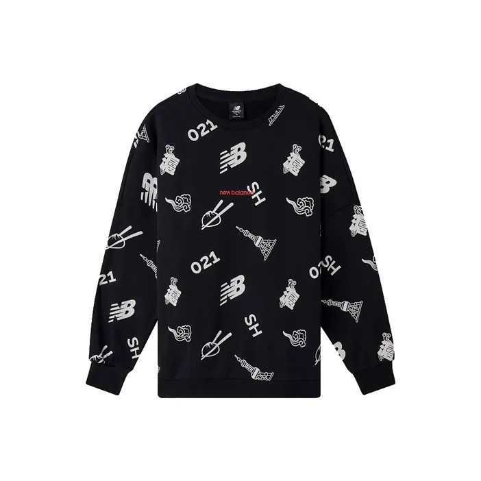 New Balance Черный Унисекс Свитшоты