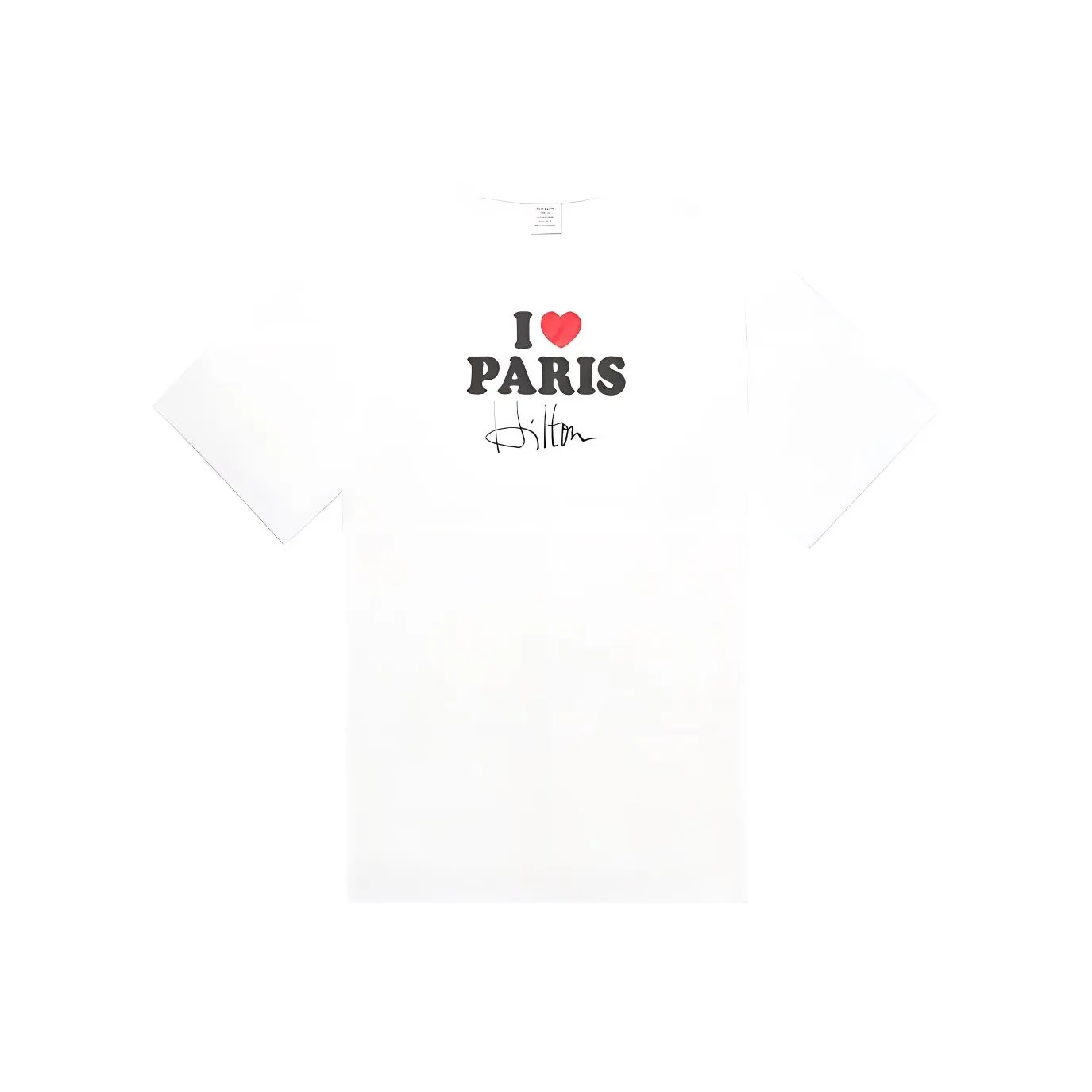 Vetements Белая Мужская T-Рубашка