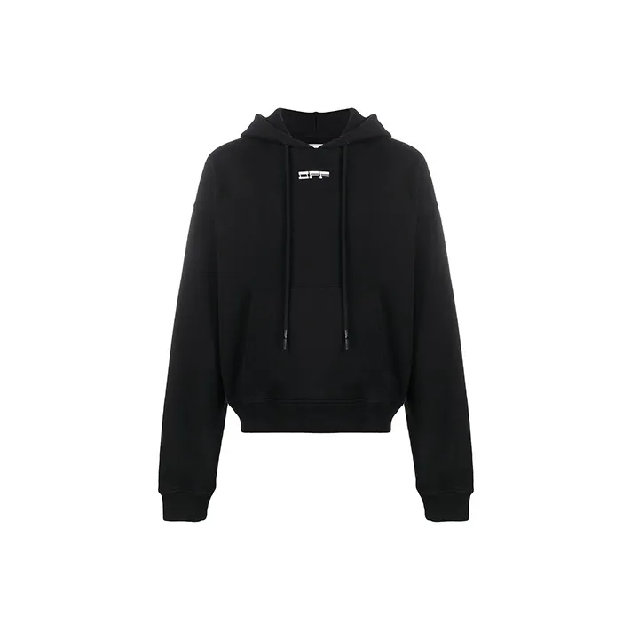 OFF WHITE Oversize Fit Masked Face Hoodie