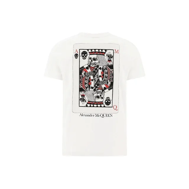 Alexander McQueen T Shirts Men's White