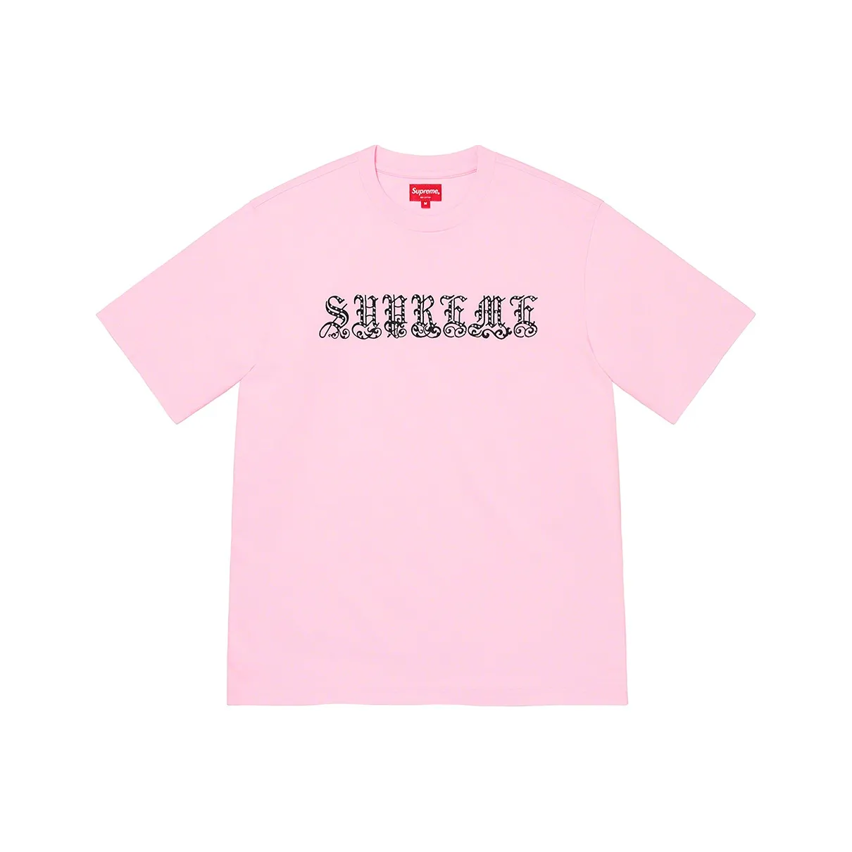 Supreme Old English Rhinestone S/S Top