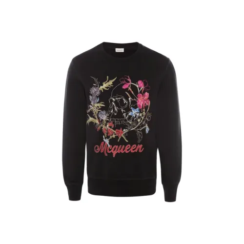 Alexander McQueen Черный Мужские Свитшоты
