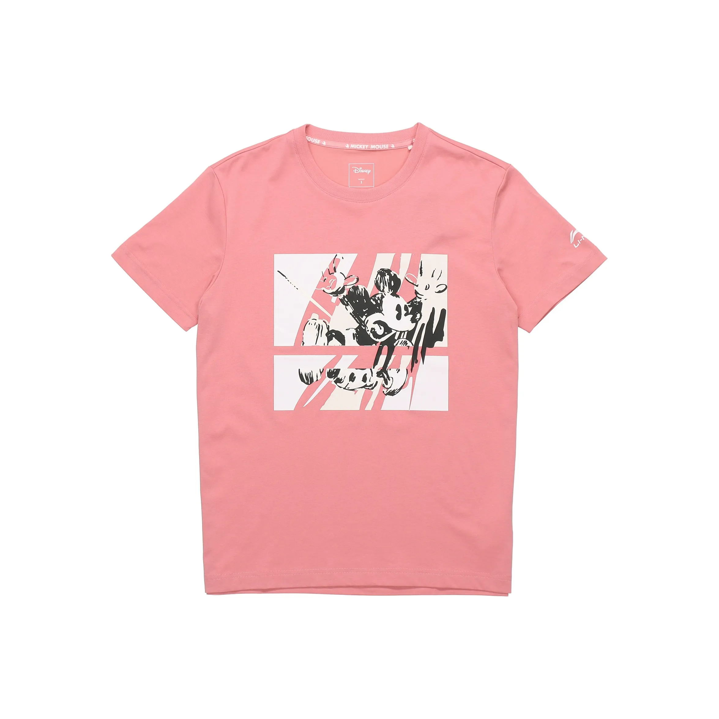 Disney X LINING T Shirts Men's Apricot Pink
