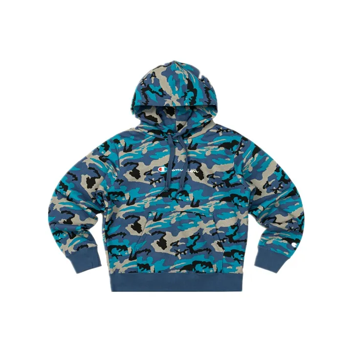 Champion Синий Унисекс Свитшоты