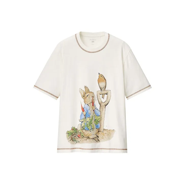 UNIQLO x JW Anderson T-Shirt Мужской Айвори
