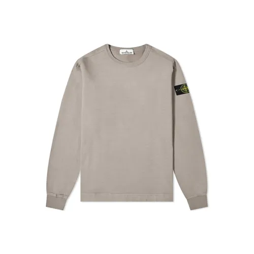 STONE ISLAND Серый Унисекс Свитшоты