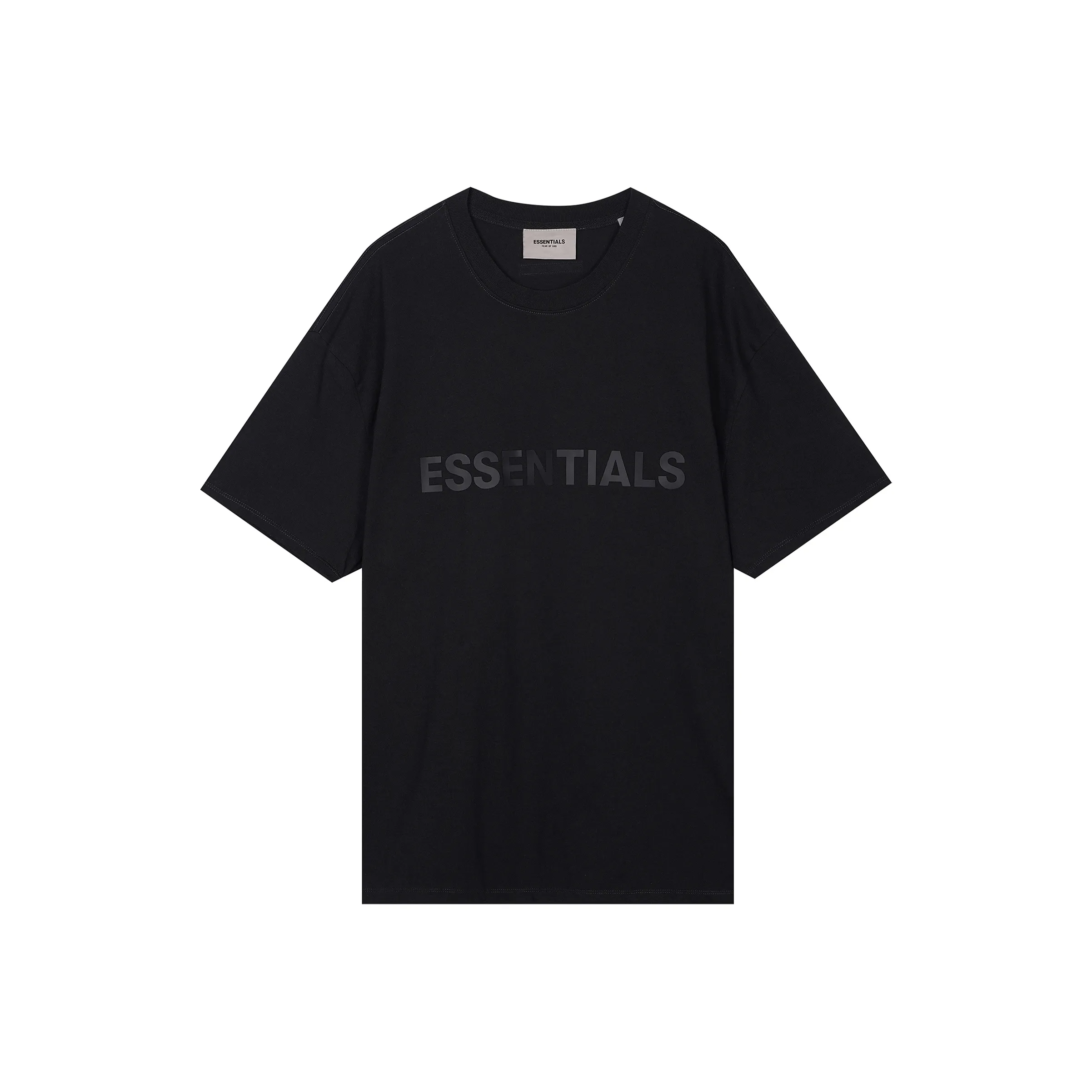 Fear Of God Essentials 3D Silicon Applique Boxy T Shirt