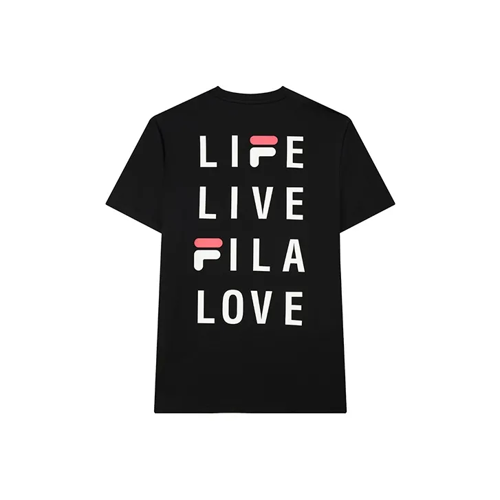 FILA T Shirts Men's Meteor Iron Black