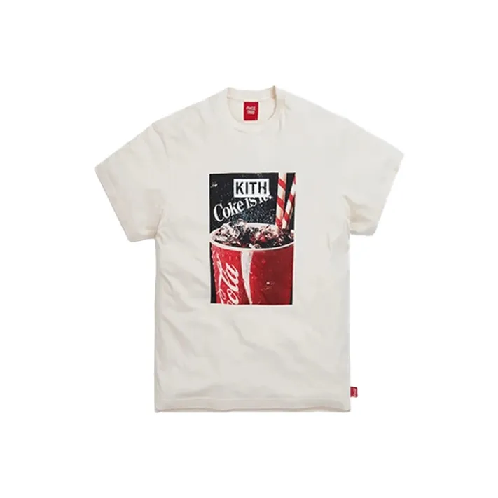 Kith Слоновая кость Унисекс Футболка