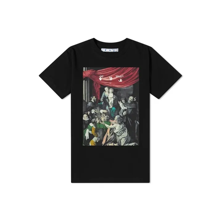 Off Белый FW20 T Рубашка Мужская Черная