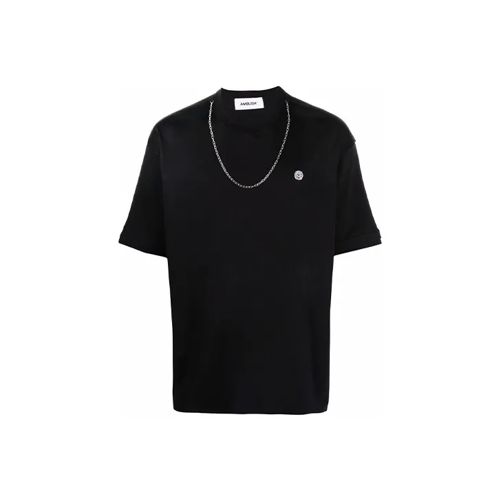 AMBUSH Черная Унисекс Футболка