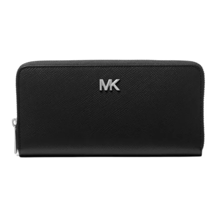 MICHAEL KORS Hudson Cow Leather Wallet Small Size Men's Black