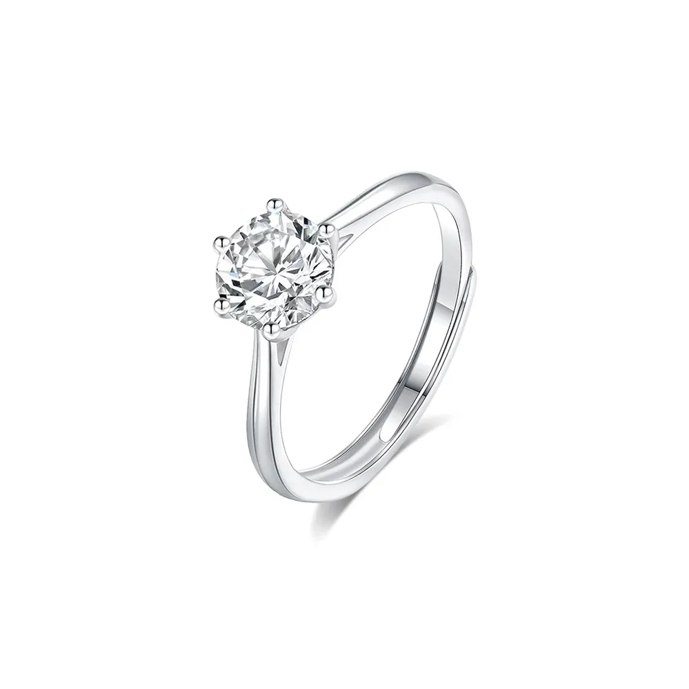 MISS TOOYA S925 Silver Moissanite Rings Women's