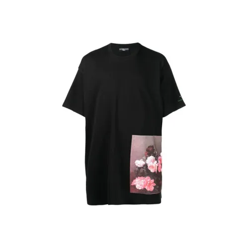 RAF SIMONS Черная Мужская Рубашка