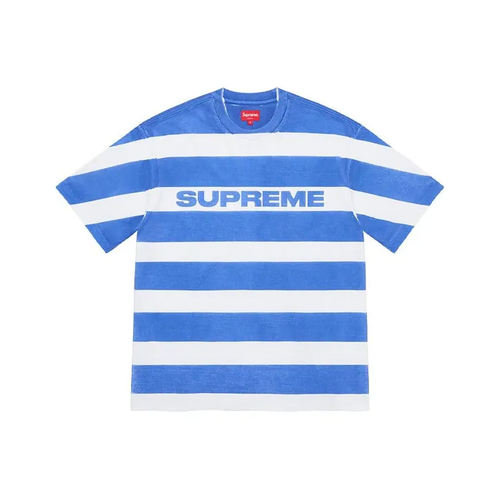 Supreme Printed Stripe S/S Top