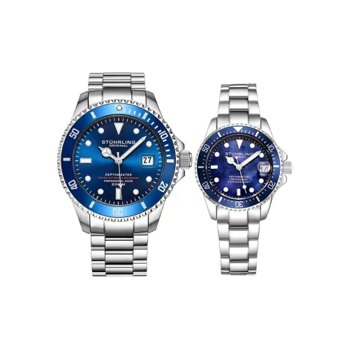 STUHRLING Автоматический Механический Movement Унисекс Diver Collection Часы 42 мм Синие