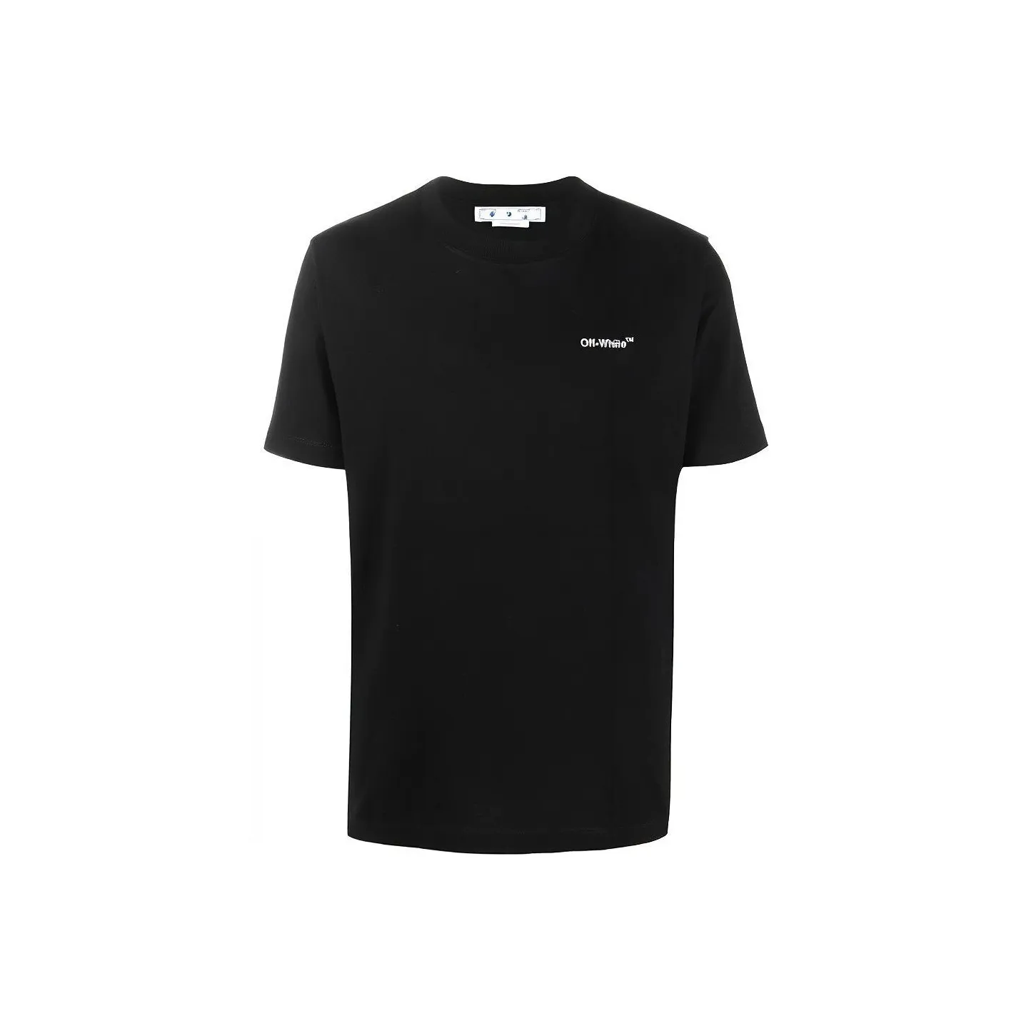 Off Белый SS22 T Рубашка Мужская Черная