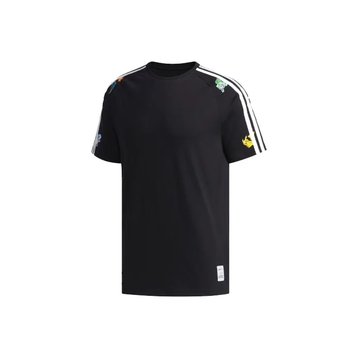 Adidas Neo x Pokmon Crossover Raglan Sleeve T Shirt Men's Black