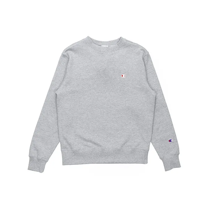 Champion Свитшот Японская версия Unisex Light Серый