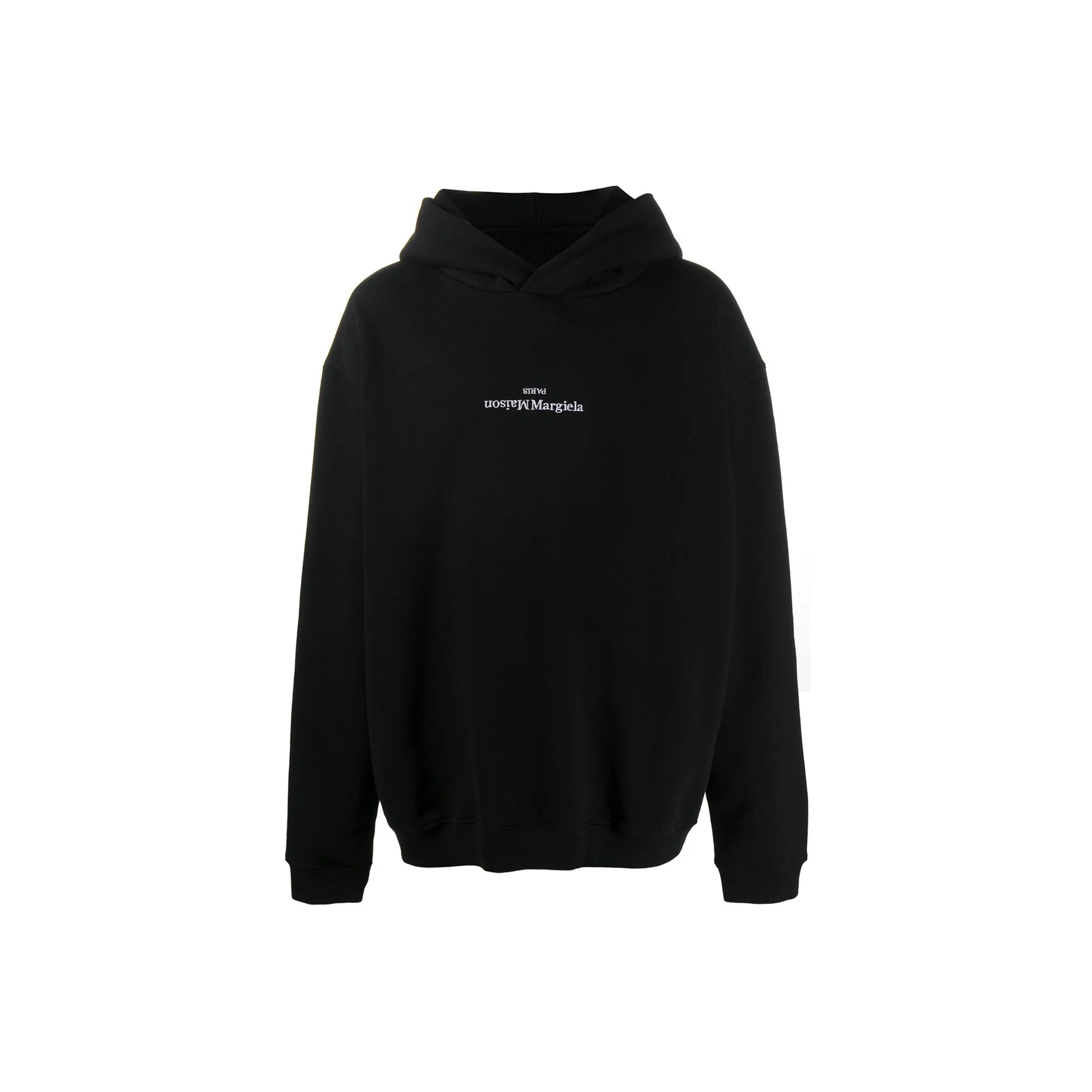Maison Margiela Logo embroidered Cotton Hoodie