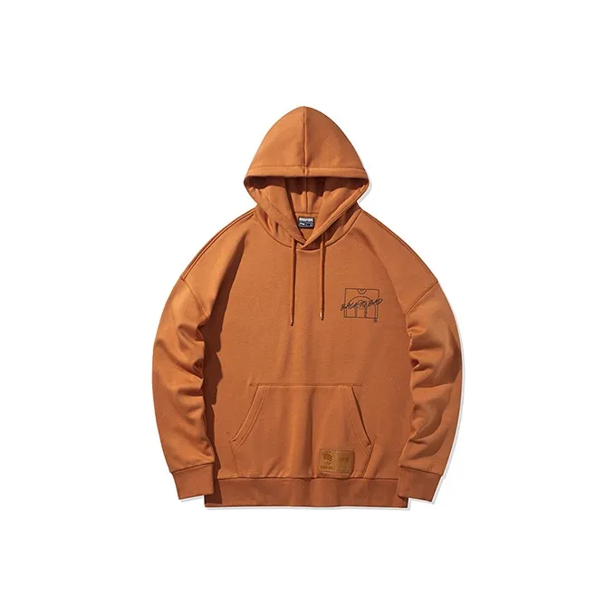 LINING Толстовка Зимняя Мужская Янтарно-Коричневая