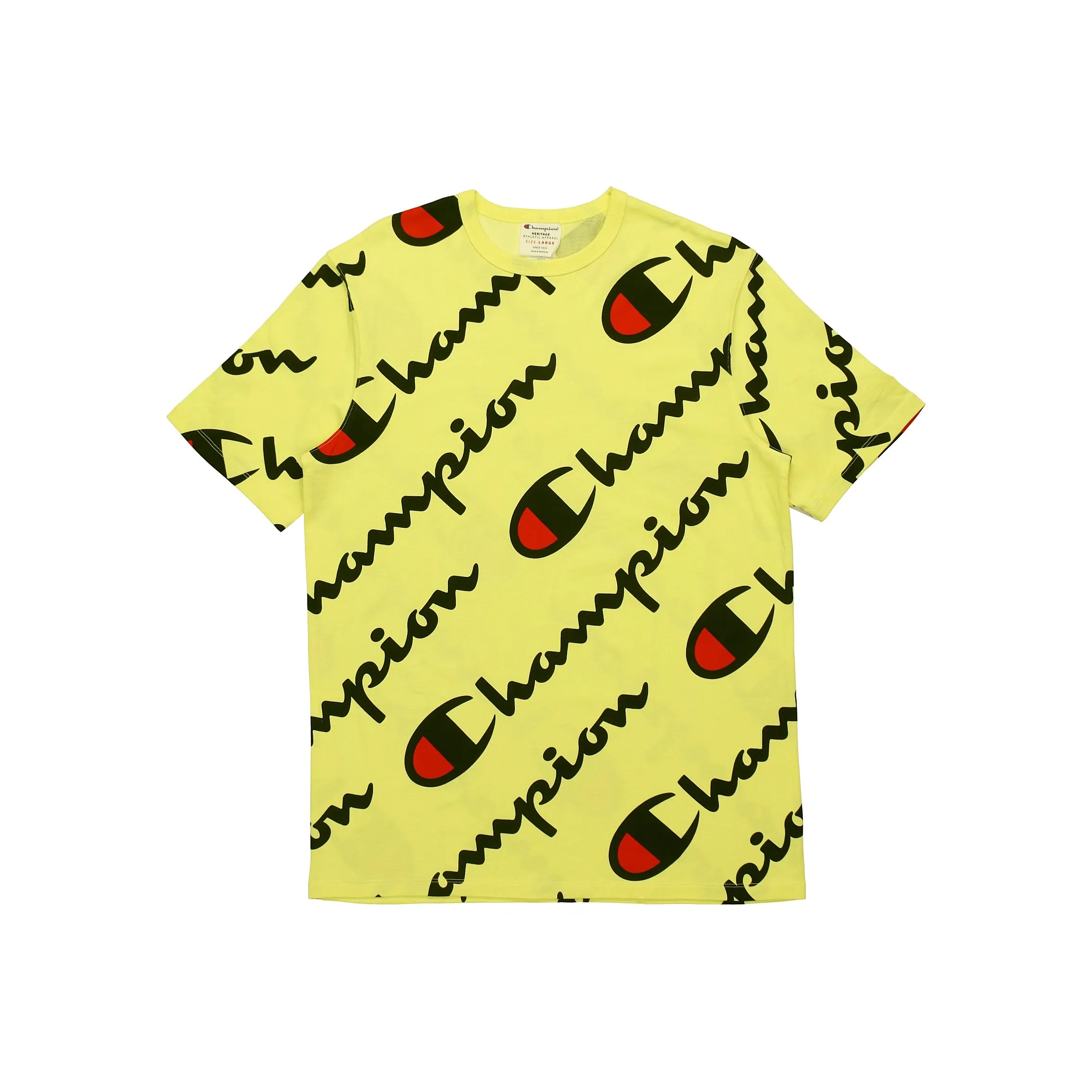 Champion T Shirt US Version Unisex Yellow