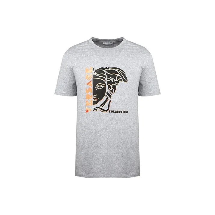 VERSACE Серые Мужские T-Рубашки