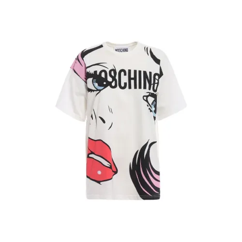 MOSCHINO Белая Унисекс Футболка