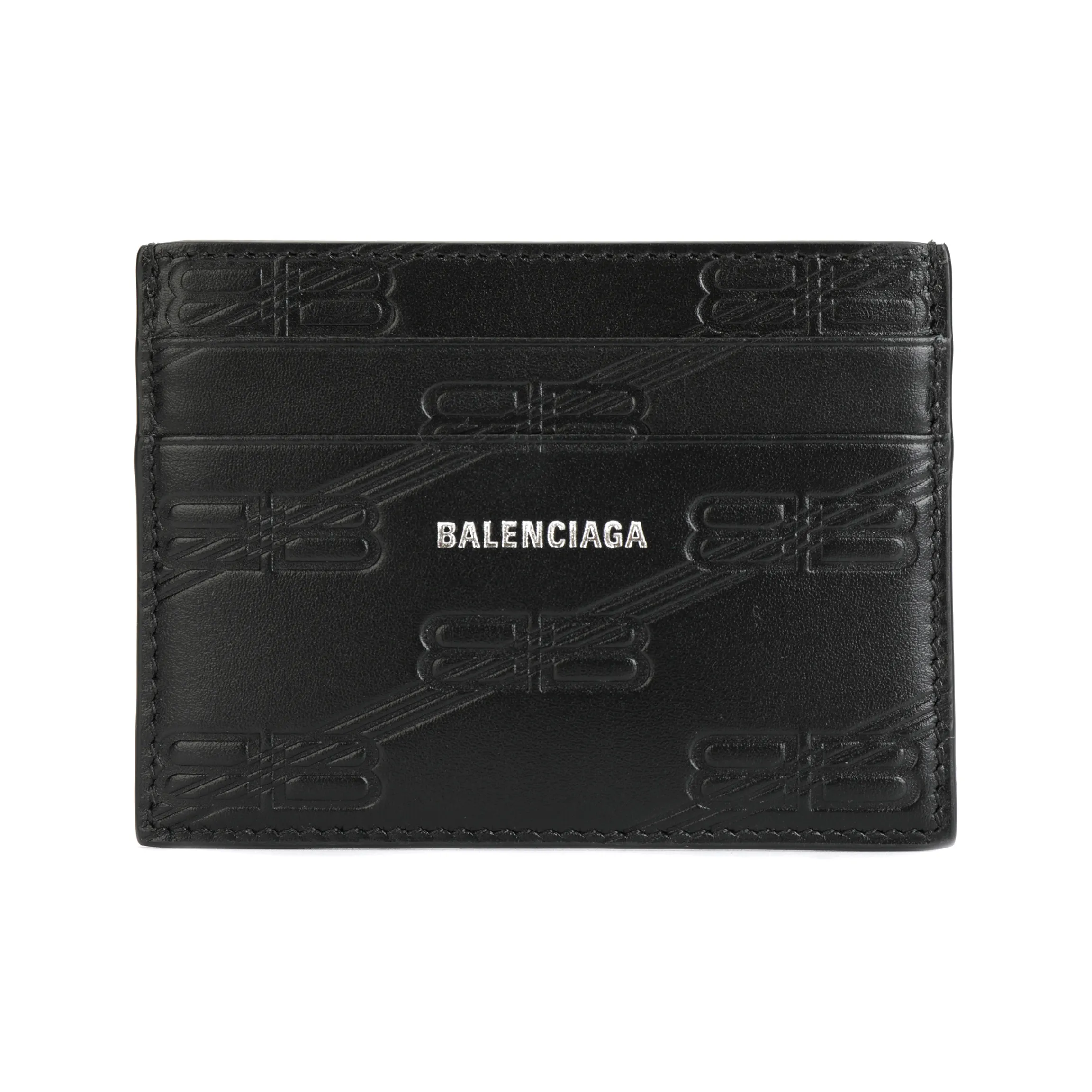 Balenciaga Коровья кожа Держатель для карт Стандартный Мужской Черный