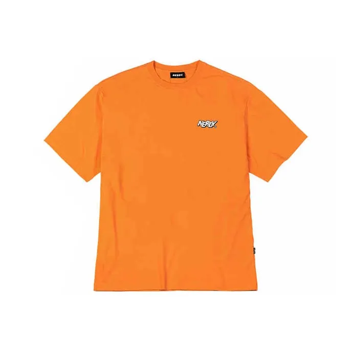 NERDY Straight T Shirt Unisex Orange