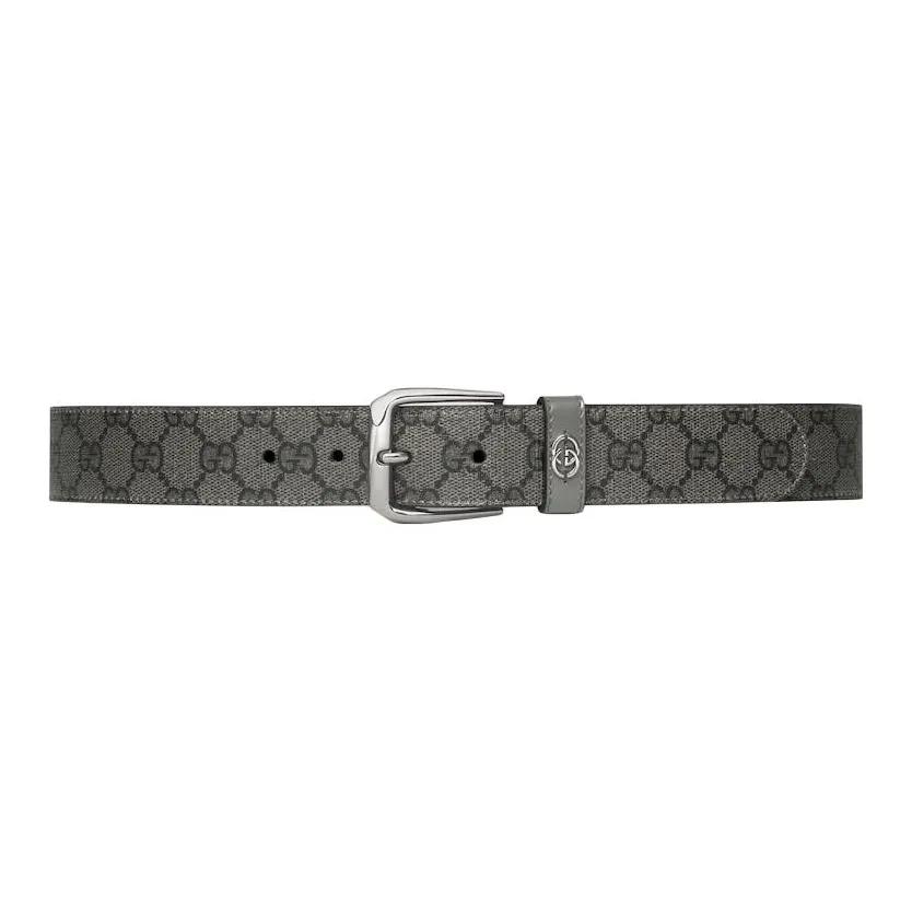 GUCCI Belt With Interlocking G Detail