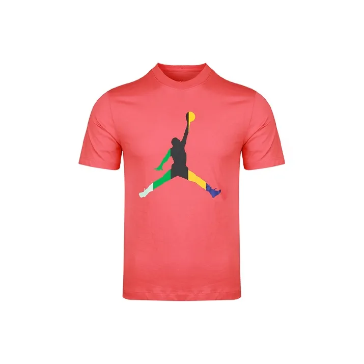 Jordan DNA Jumpman Кораллово-красный Мужской T-рубашки