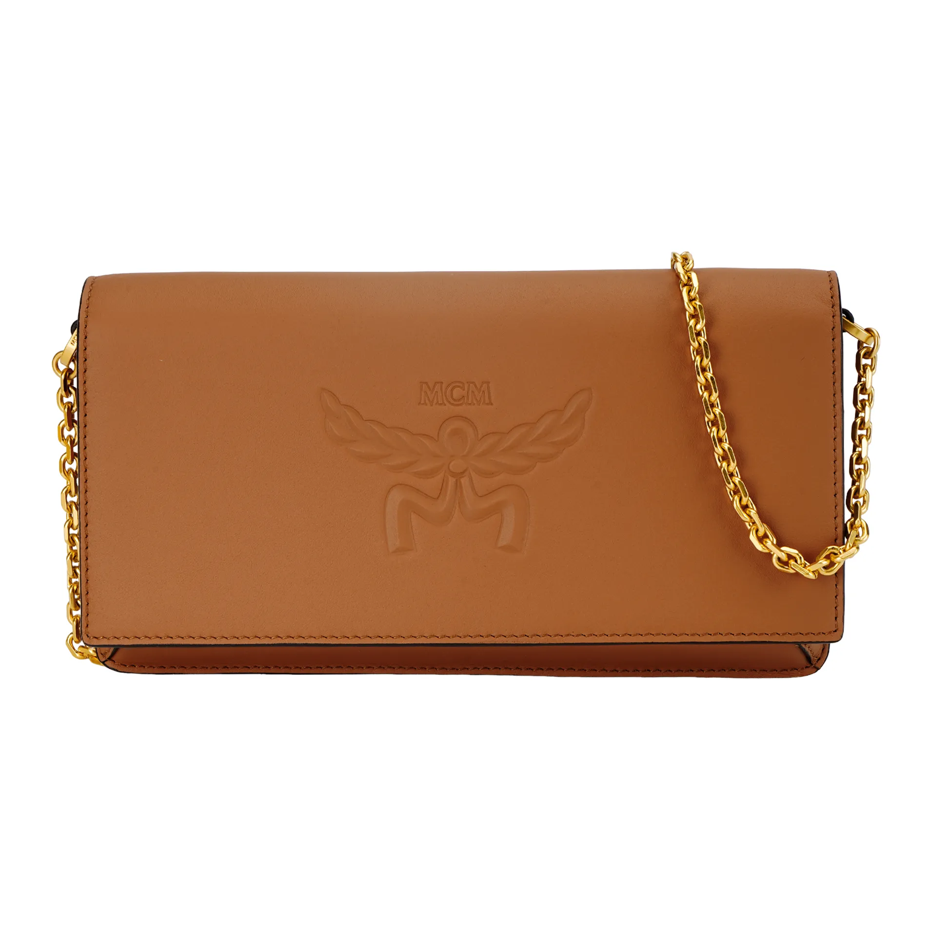 MCM Himmel Logo Detailed Shoulder Bag