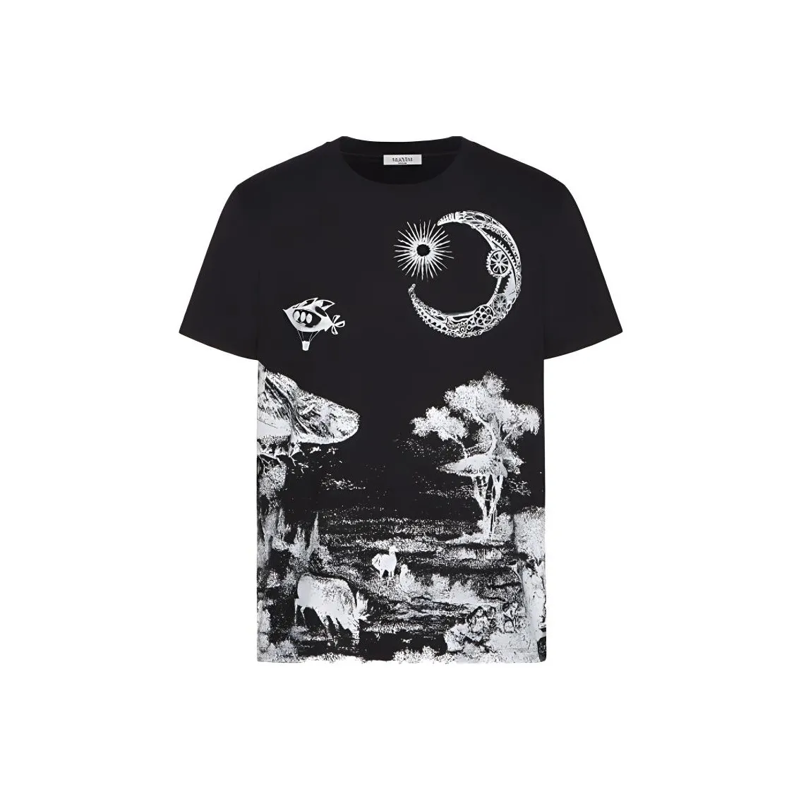 Valentino Мужские черные рубашки