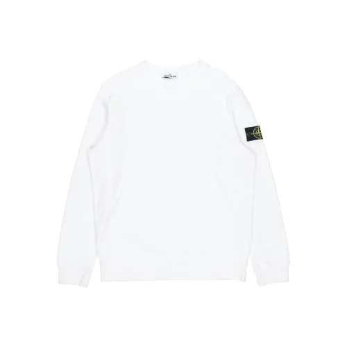 STONE ISLAND Белый Унисекс Свитшоты