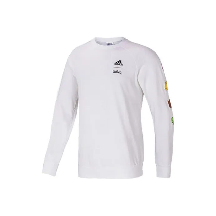 Adidas Белый Мужской Свитшот