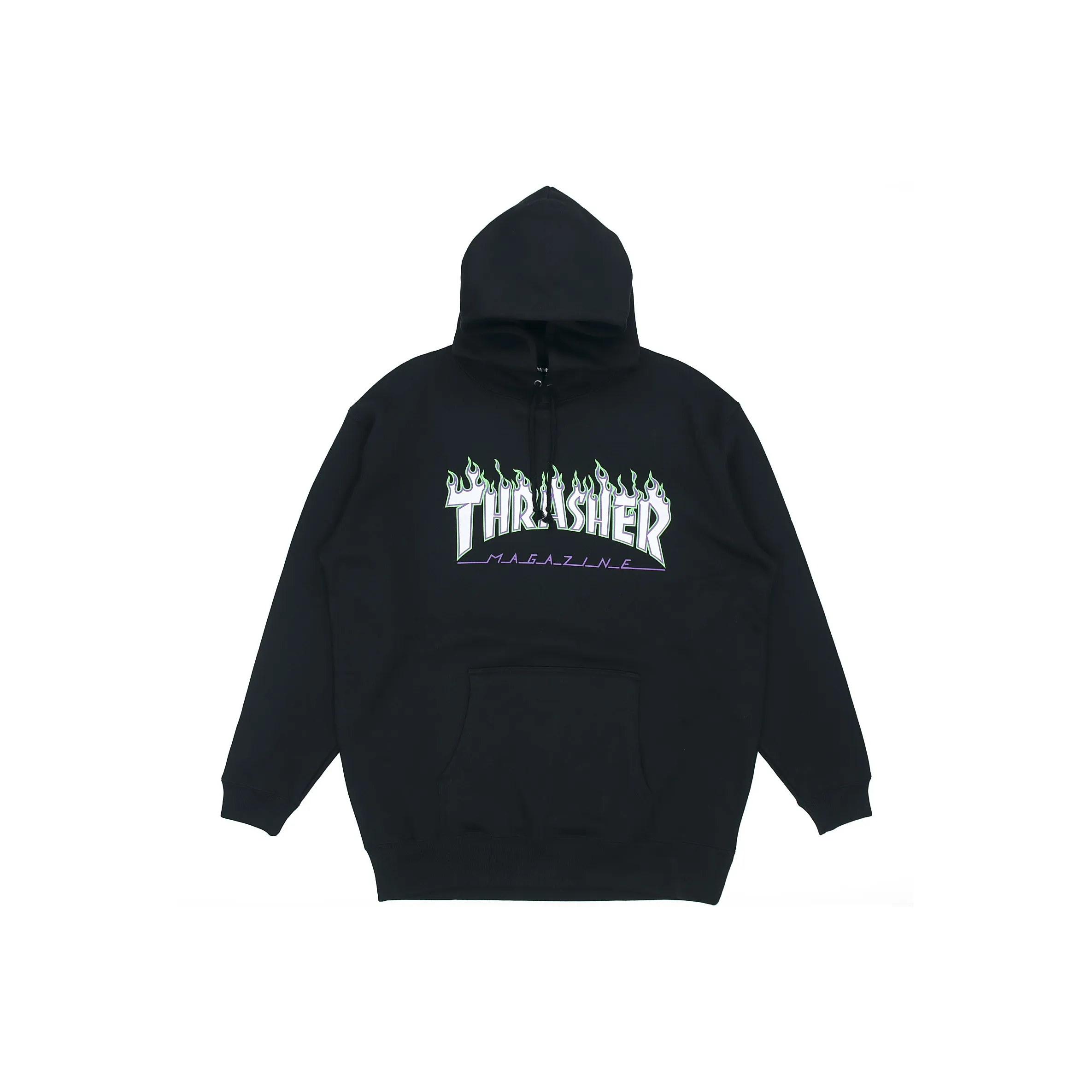 Thrasher Свитшот Японская версия Унисекс Черный