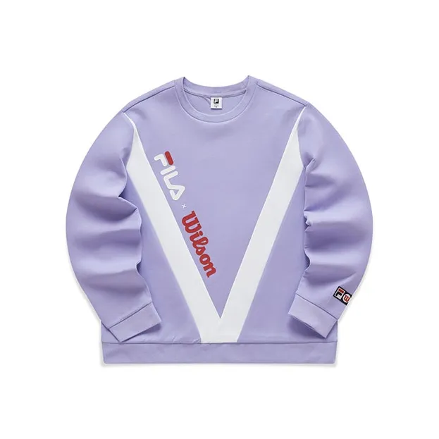 FILA x Wilson Sweatshirt Unisex Perilla Purple